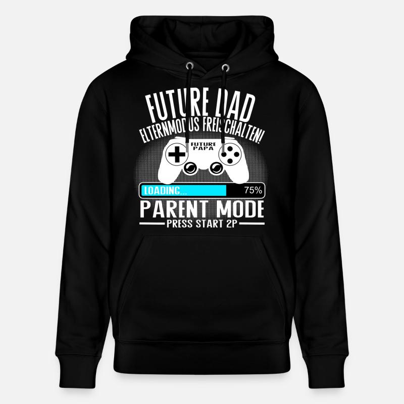 Future Dad – Parent Mode On - Stanley/Stella Unisex Bio-Hoodie CRUISER - Schwarz