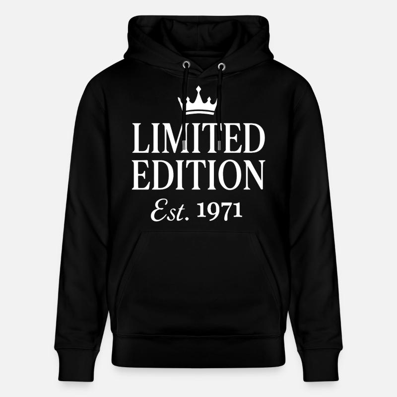 Édition limitée Est 1971 - Sweat à capuche bio CRUISER Stanley/Stella Unisexe - noir