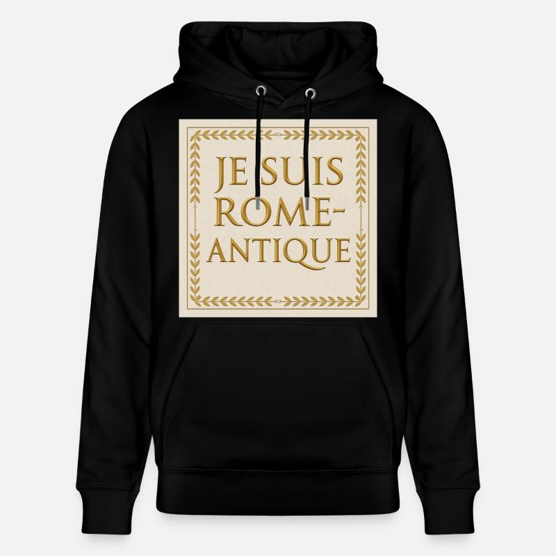 Ich bin das alte Rom - Stanley/Stella Unisex Bio-Hoodie CRUISER  - Schwarz
