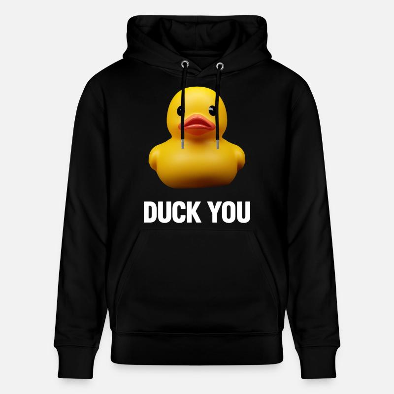 Canard ou - Sweat à capuche bio CRUISER Stanley/Stella Unisexe - noir