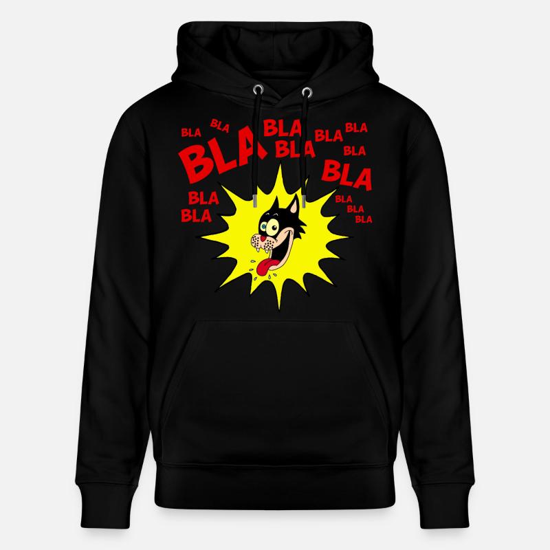 T-shirt Expression Animée d'un chat - Sweat à capuche bio CRUISER Stanley/Stella Unisexe - noir