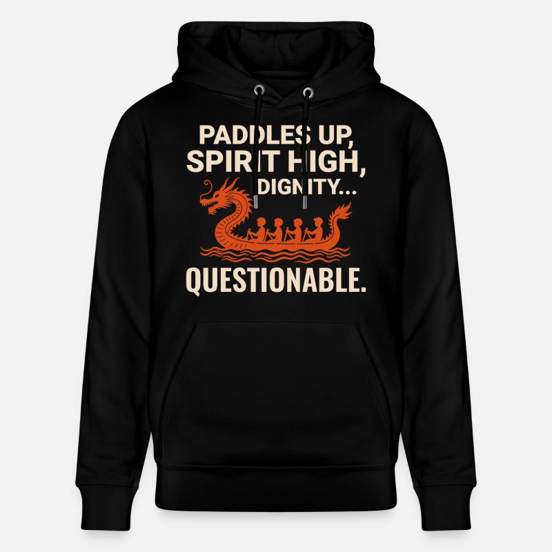 Équipage de course de bateaux-dragons - Sweat à capuche bio CRUISER Stanley/Stella Unisexe - noir