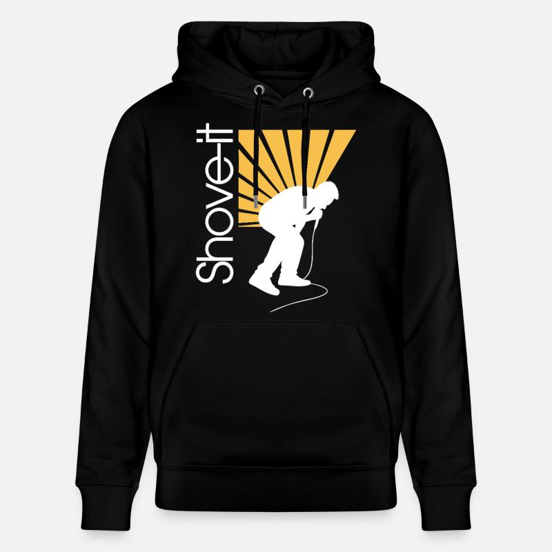 SCHIEB ES, SCHIEB ES!! -AFFE - Stanley/Stella Unisex Bio-Hoodie CRUISER  - Schwarz