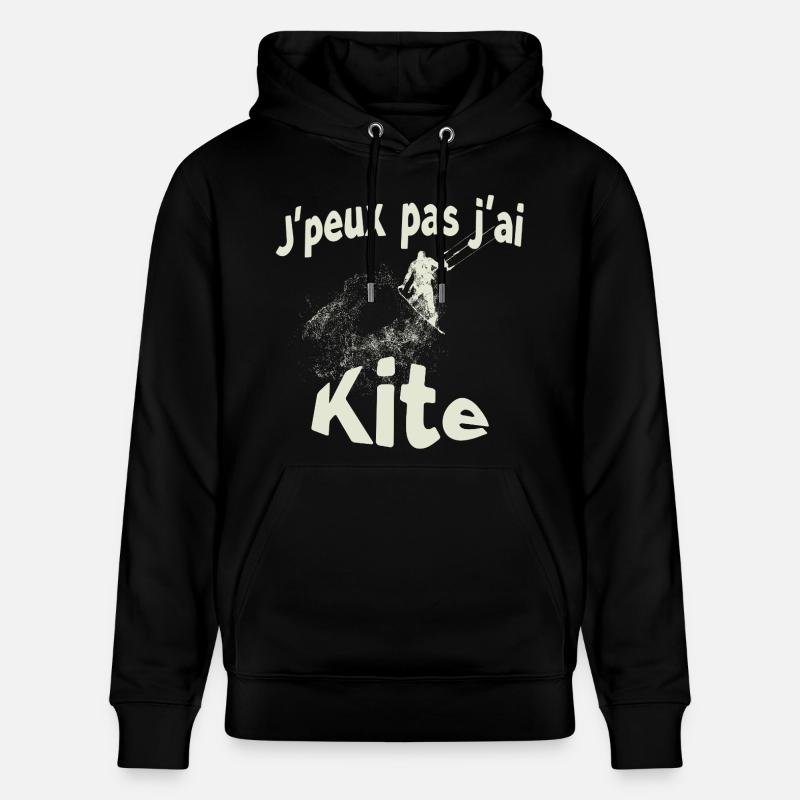 J'peux pas j'ai Kite - Sweat à capuche bio CRUISER Stanley/Stella Unisexe - noir