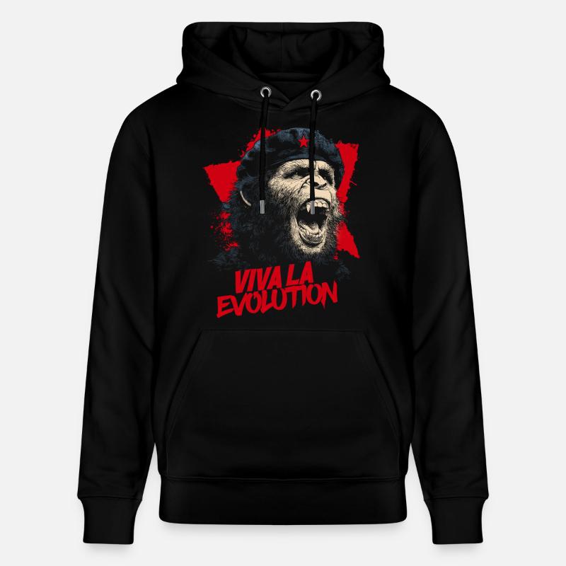 Viva La Evolution - Sweat à capuche bio CRUISER Stanley/Stella Unisexe - noir
