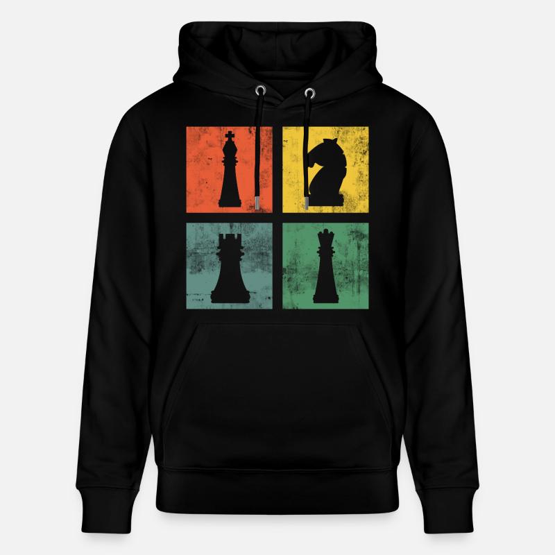 Échecs Pièces d’échecs Joueurs d’échecs - Sweat à capuche bio CRUISER Stanley/Stella Unisexe - noir