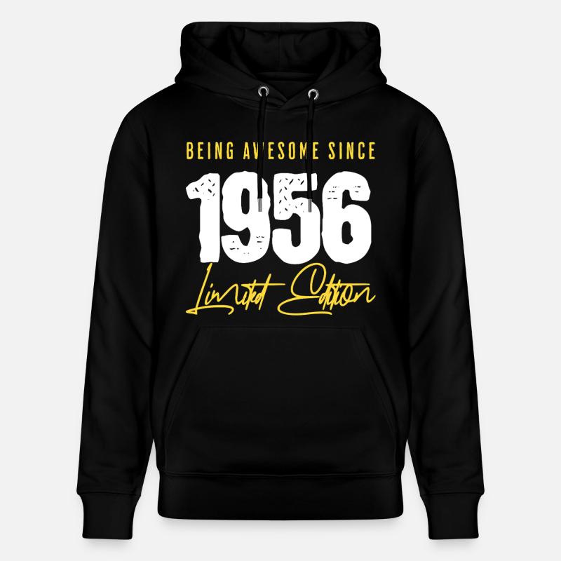 70 ans depuis 1956 - Sweat à capuche bio CRUISER Stanley/Stella Unisexe - noir