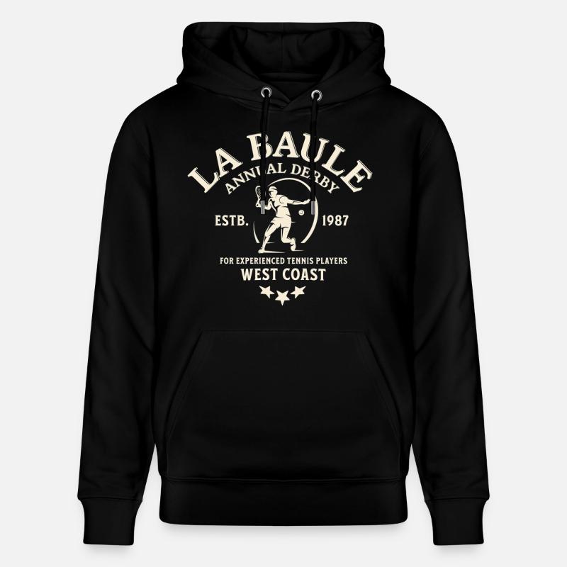La Bale Derby Tennis West Coast - Sweat à capuche bio CRUISER Stanley/Stella Unisexe - noir