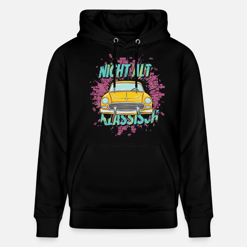 Oldtimer Auto – Nicht Alt Klassisch - Stanley/Stella Unisex Bio-Hoodie CRUISER  - Schwarz