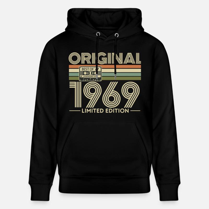 Original 1969 Édition Limitée - Sweat à capuche bio CRUISER Stanley/Stella Unisexe - noir