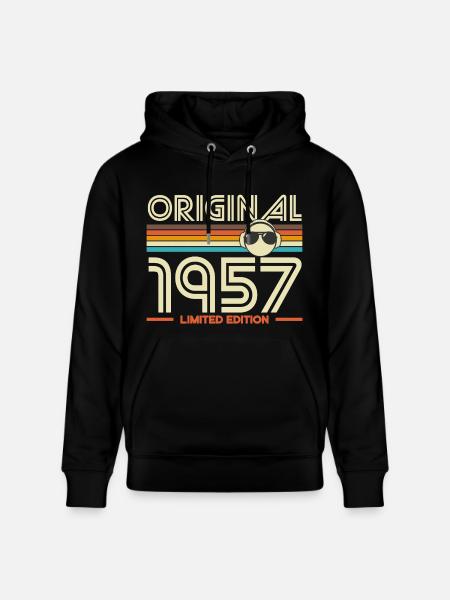 Original 1957 édition limitée - Sweat à capuche bio CRUISER Stanley/Stella Unisexe - noir
