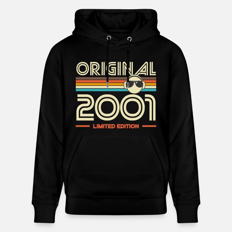 Original 2001 Edition Retro - Sweat à capuche bio CRUISER Stanley/Stella Unisexe - noir