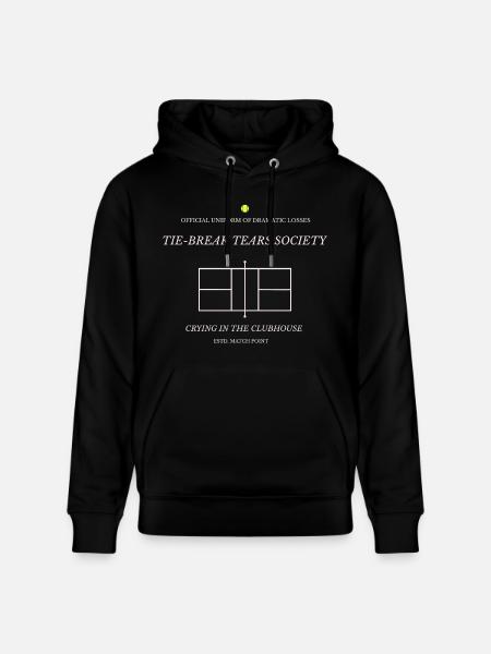 Tie-Break Tears Society Tee - Stanley/Stella Unisex Bio-Hoodie CRUISER - Schwarz