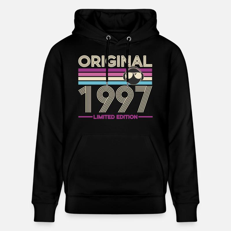 Original 1997 édition limitée rétro - Sweat à capuche bio CRUISER Stanley/Stella Unisexe - noir
