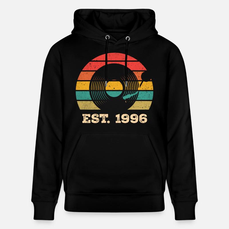 Millésime 1996 - Sweat à capuche bio CRUISER Stanley/Stella Unisexe - noir