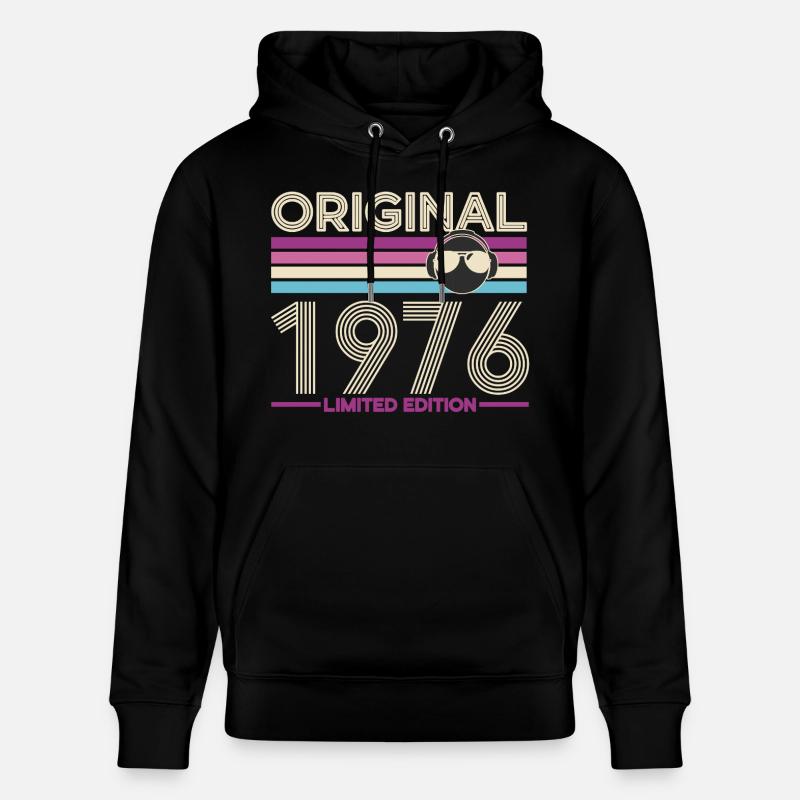 Original 1976 Edition Limitée - Sweat à capuche bio CRUISER Stanley/Stella Unisexe - noir