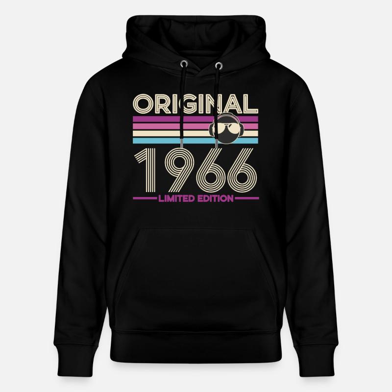 Original 1966 Édition Limitée - Sweat à capuche bio CRUISER Stanley/Stella Unisexe - noir
