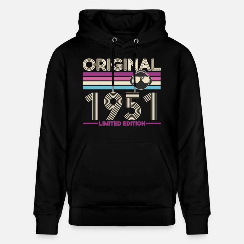 Original 1951 édition limitée - Sweat à capuche bio CRUISER Stanley/Stella Unisexe - noir