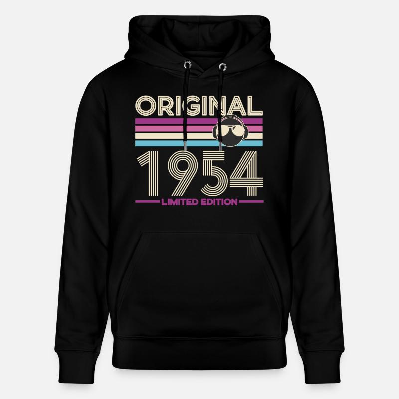 Original 1954 Édition Limitée - Sweat à capuche bio CRUISER Stanley/Stella Unisexe - noir