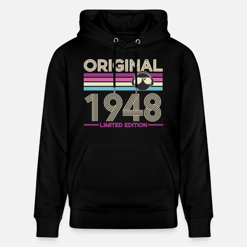 Original 1948 Édition Limité - Sweat à capuche bio CRUISER Stanley/Stella Unisexe - noir
