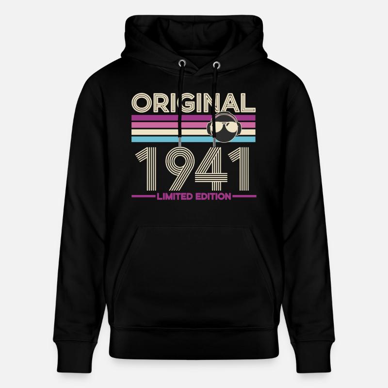 Original 1941 Édition limitée - Sweat à capuche bio CRUISER Stanley/Stella Unisexe - noir