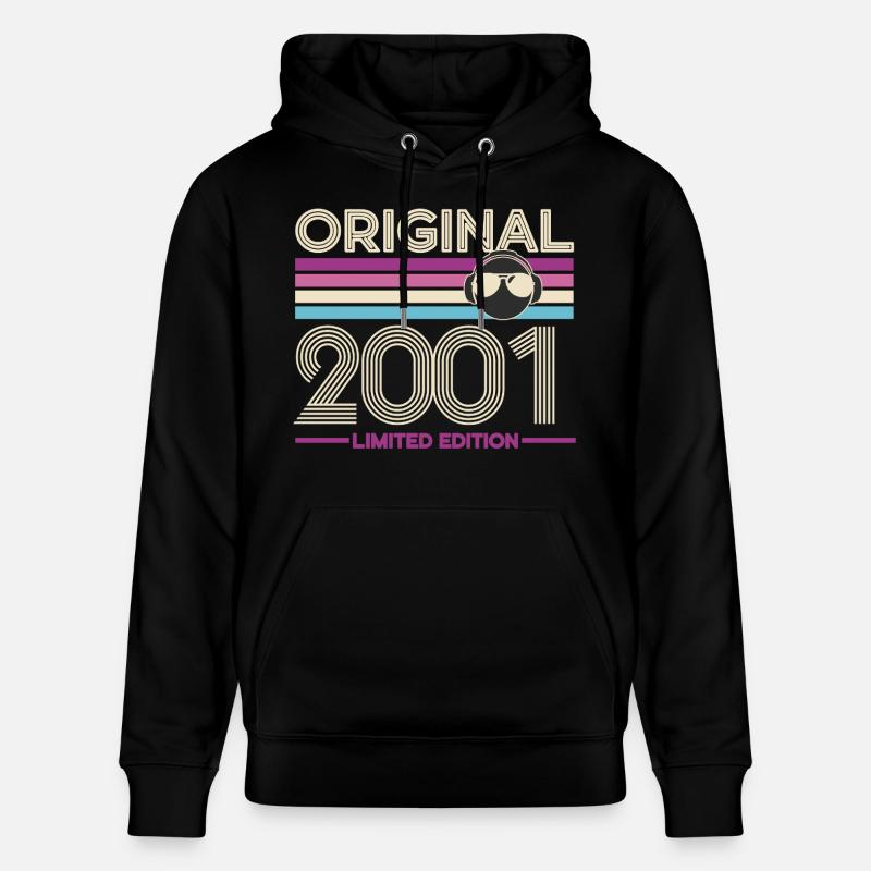 Original 2001 Édition Limitée - Sweat à capuche bio CRUISER Stanley/Stella Unisexe - noir