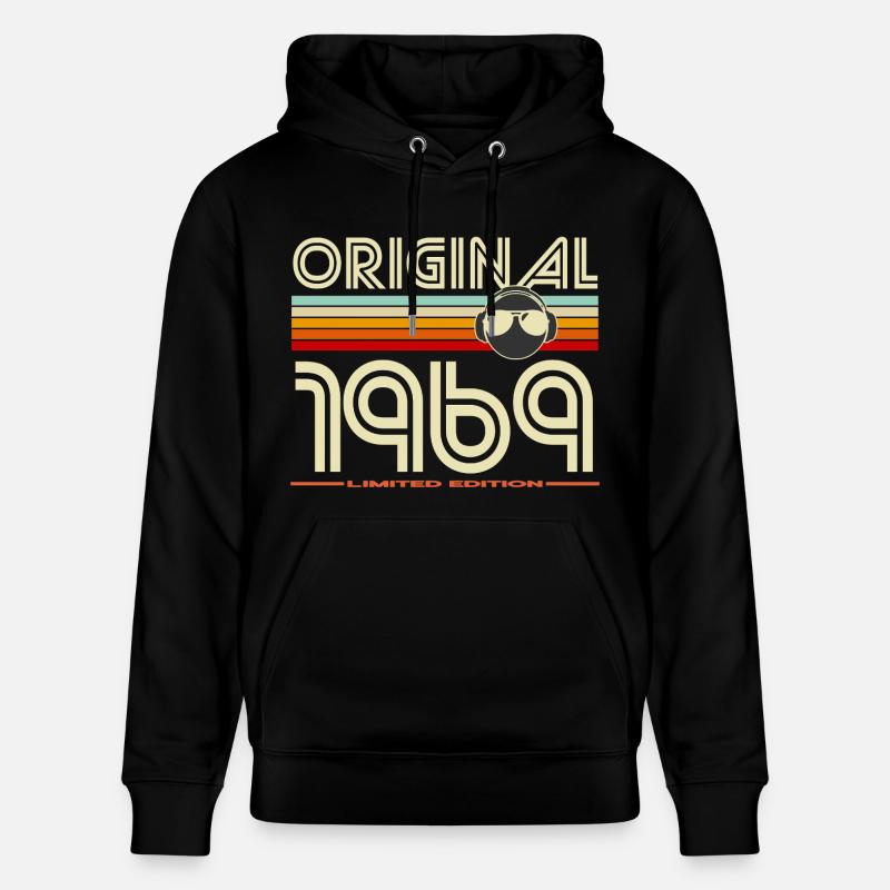 Original 1969 Retro Edition - Sweat à capuche bio CRUISER Stanley/Stella Unisexe - noir