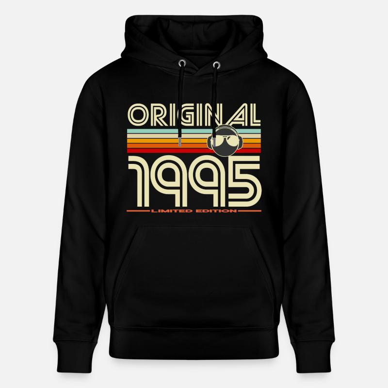 Original 1995 Édition limitée - Sweat à capuche bio CRUISER Stanley/Stella Unisexe - noir