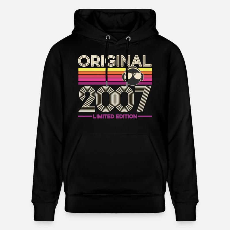 Original 2007 Édition Limitée Retro - Sweat à capuche bio CRUISER Stanley/Stella Unisexe - noir