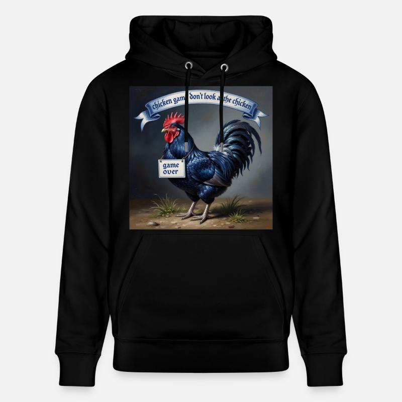 jeu de poulet - Sweat à capuche bio CRUISER Stanley/Stella Unisexe - noir