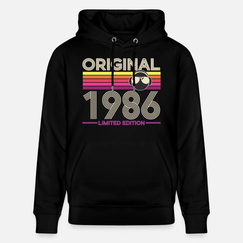Original 1986 Edition Limitee - Sweat à capuche bio CRUISER Stanley/Stella Unisexe - noir