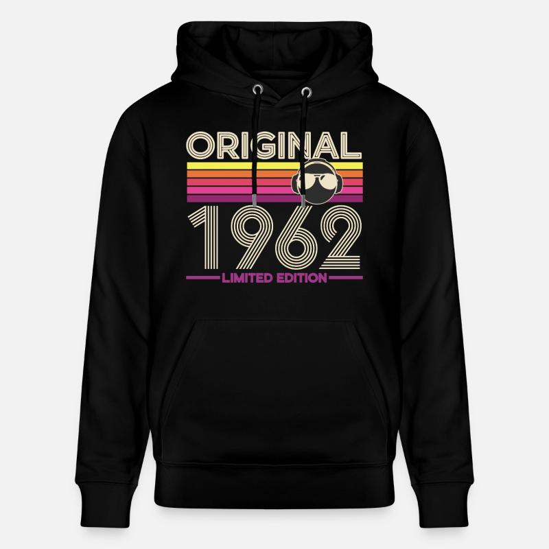 Original 1962 Édition limitée - Sweat à capuche bio CRUISER Stanley/Stella Unisexe - noir