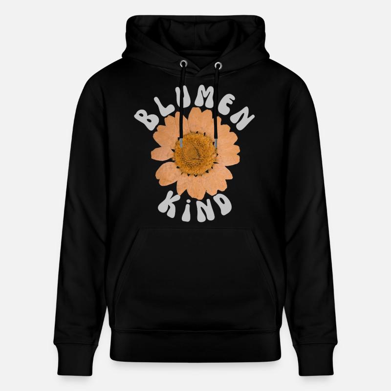 Enfant Fleur - Sweat à capuche bio CRUISER Stanley/Stella Unisexe - noir