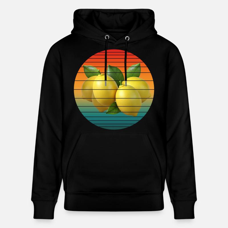 Fruit du citron - Sweat à capuche bio CRUISER Stanley/Stella Unisexe - noir