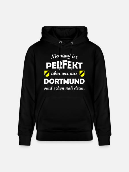 Dortmund Spruchshirt - Stanley/Stella Unisex Bio-Hoodie CRUISER - Schwarz