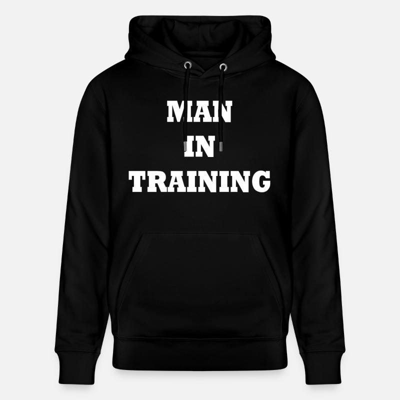 Man in Training - Sweat à capuche bio CRUISER Stanley/Stella Unisexe - noir