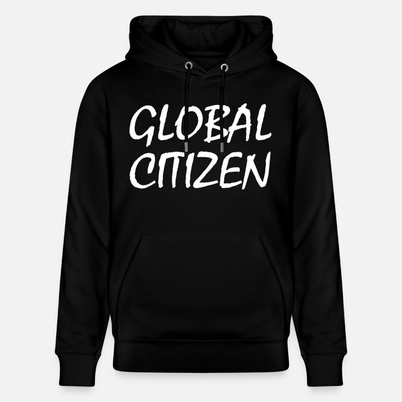 global citizen - Stanley/Stella Unisex Bio-Hoodie CRUISER  - Schwarz