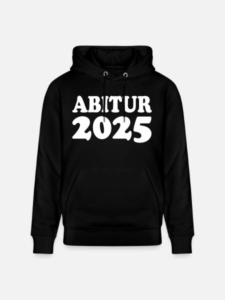 Abitur 2025 - Stanley/Stella Unisex Bio-Hoodie CRUISER  - Schwarz