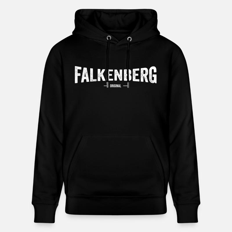 Falkenberg Original - Stanley/Stella Unisex Bio-Hoodie CRUISER  - Schwarz