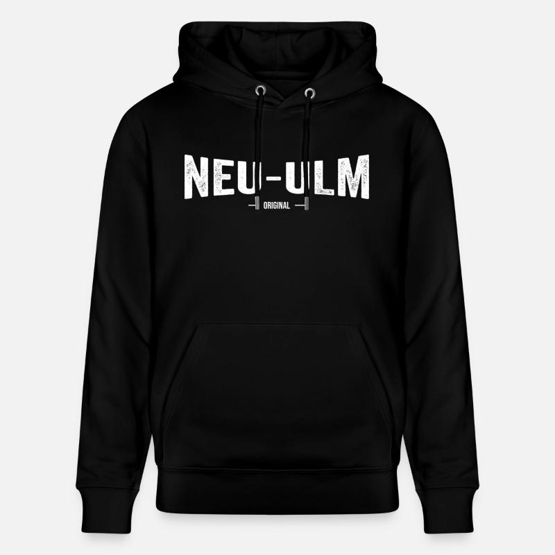 Neu-Ulm Original - Stanley/Stella Unisex Bio-Hoodie CRUISER  - Schwarz