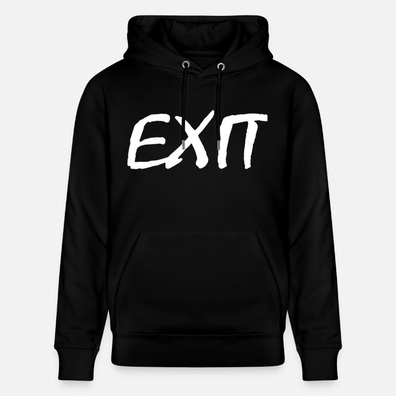 Exit - Sweat à capuche bio CRUISER Stanley/Stella Unisexe - noir