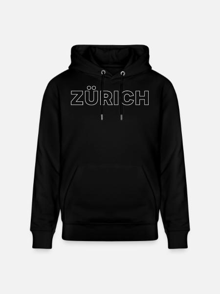 Zurich - Stanley/Stella CRUISER Unisex Organic Hoodie - black