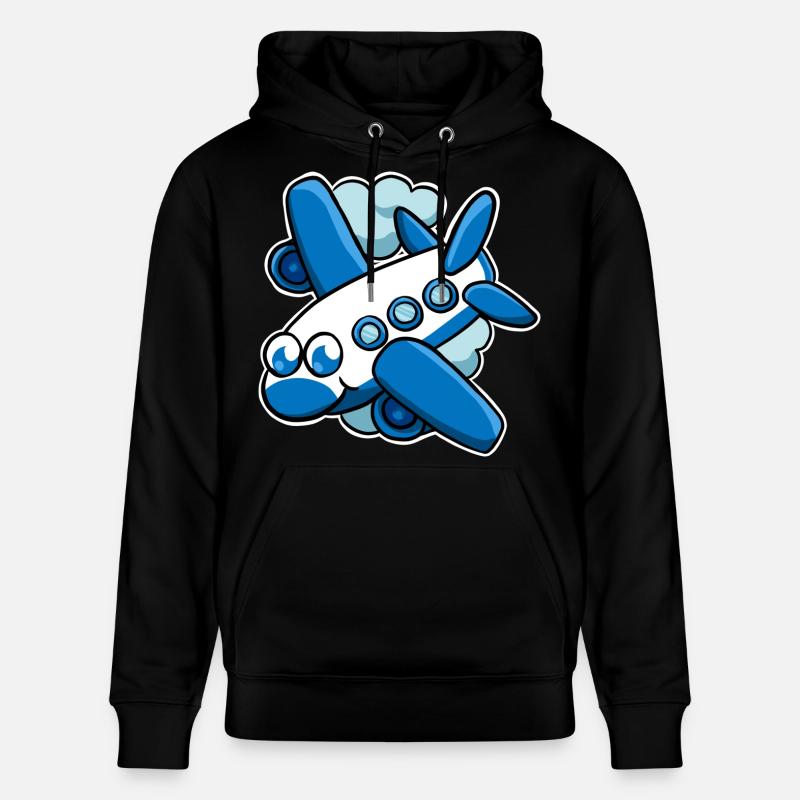 Avion - Sweat à capuche bio CRUISER Stanley/Stella Unisexe - noir