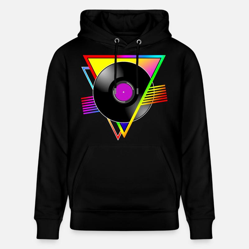 VINYLE RÉTRO - Sweat à capuche bio CRUISER Stanley/Stella Unisexe - noir