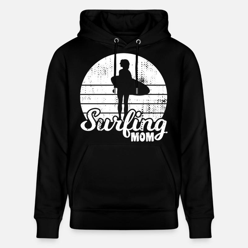 Surfer Mutter - Stanley/Stella Unisex Bio-Hoodie CRUISER - Schwarz