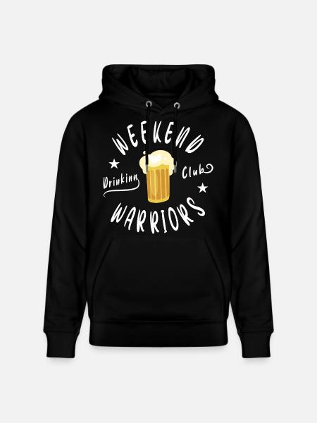 Weekend Beer Club - Stanley/Stella CRUISER Unisex Organic Hoodie - black