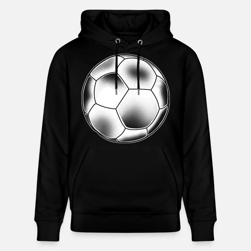 Graphisme de handball - Sweat à capuche bio CRUISER Stanley/Stella Unisexe - noir