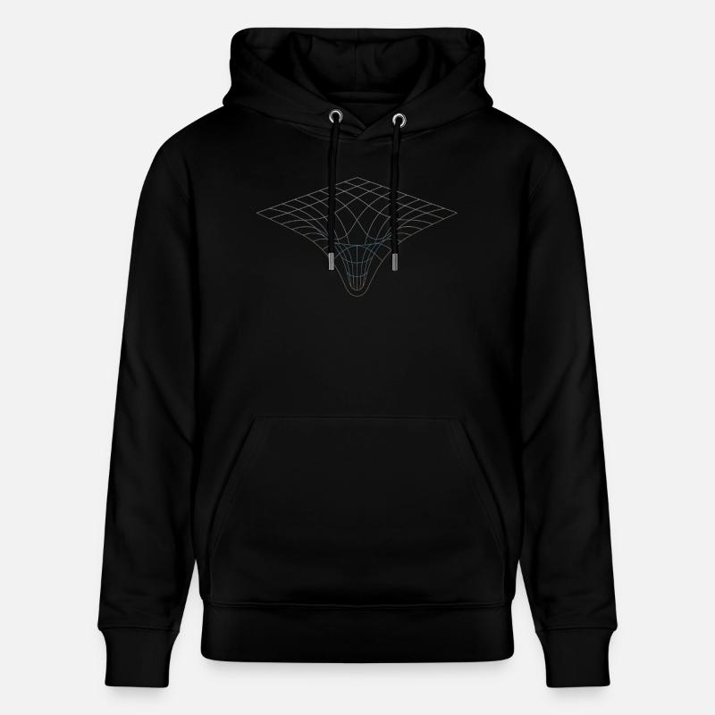 Relativity Geometry – Space-Time Curvature Physics - Stanley/Stella CRUISER Unisex Organic Hoodie - black