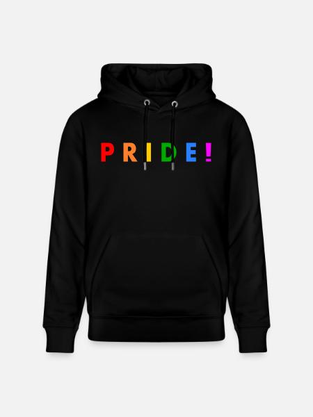 Pride - Stanley/Stella CRUISER Unisex Organic Hoodie - black