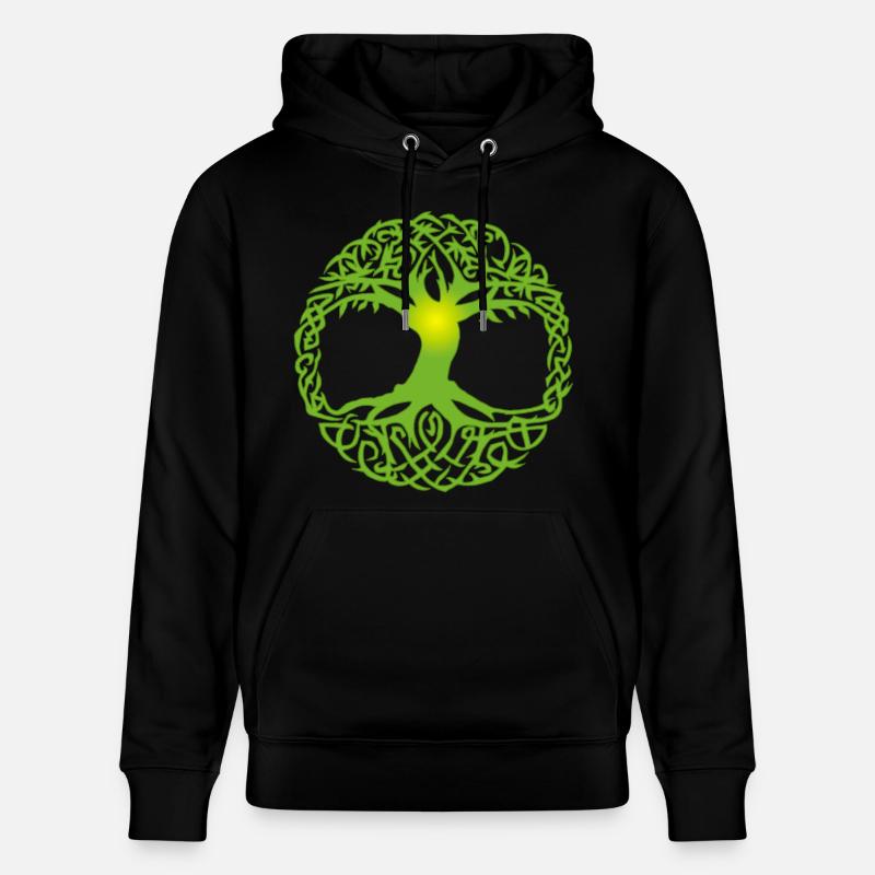 Arbre celtique - Sweat à capuche bio CRUISER Stanley/Stella Unisexe - noir